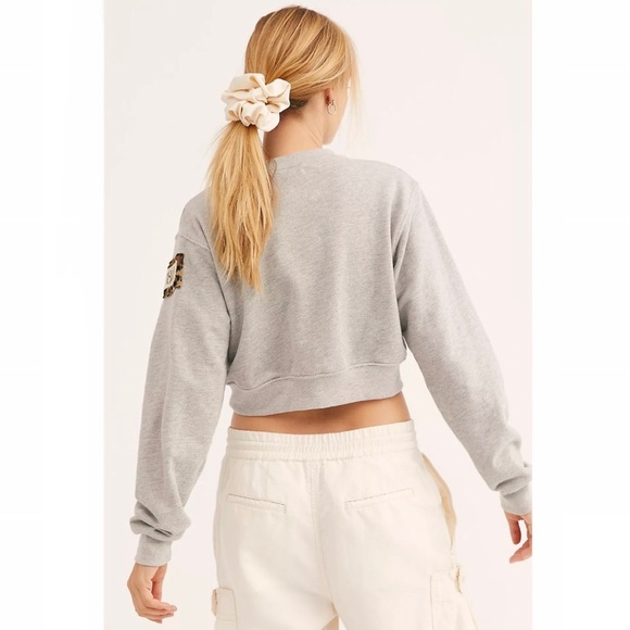 Free People x Riley Vintage East West Crew-Neck New York Textured Pullover - Picture 3 of 12